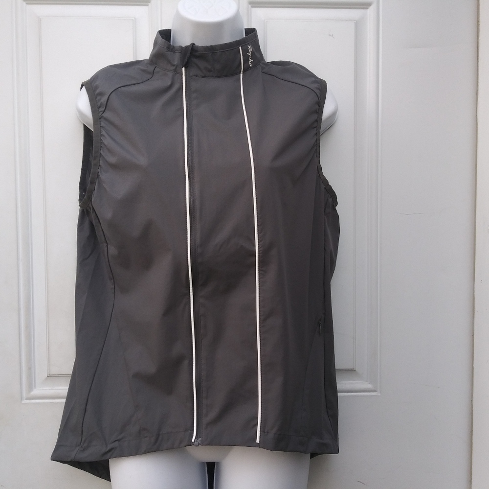 NWOT Rapha Womens Cycling Vest Gray Grey White Pin